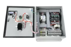 HL-SMC Series Contactor Panel showing inside of panel