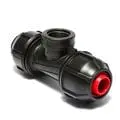 Tee Adapter Female Branch Thread, 1 inch ID Compression x 1 inch ID Compression x 1 inch FIP branch Thread