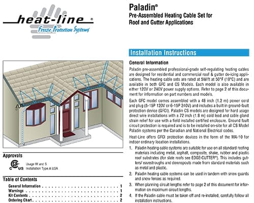 Heat Tape for Roofs And Gutters | Heat-Line