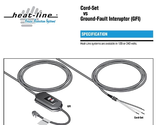 In Pipe Heating Cable | Pipe Heater Wire | Heat-Line